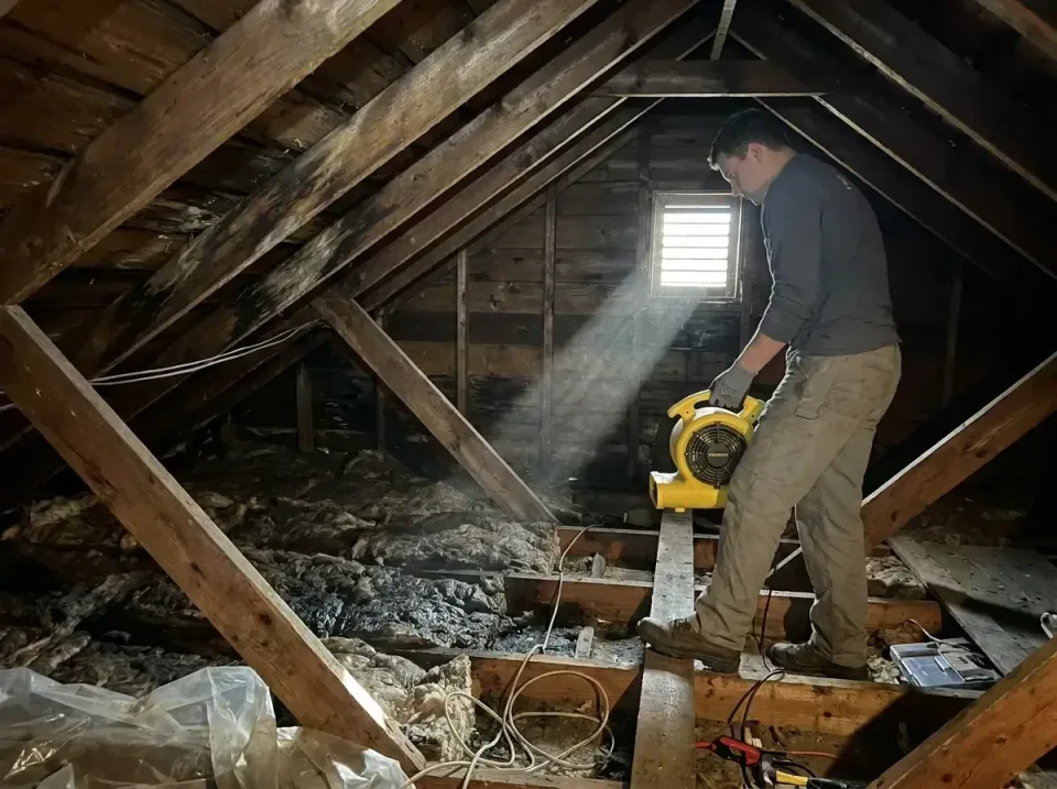 attic-water-damage-drying-proc-007 — frequently asked questions, Emergency Water Extraction & 24/7 Flood Response in Woodcre…